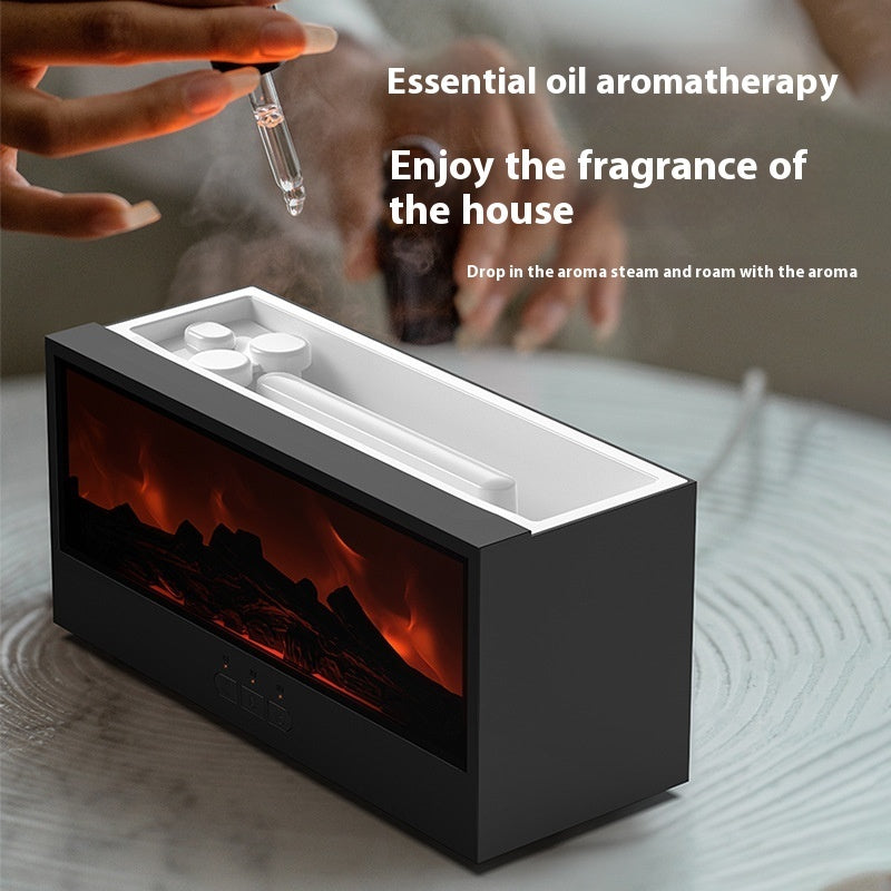 3D Simulated Fireplace Flame