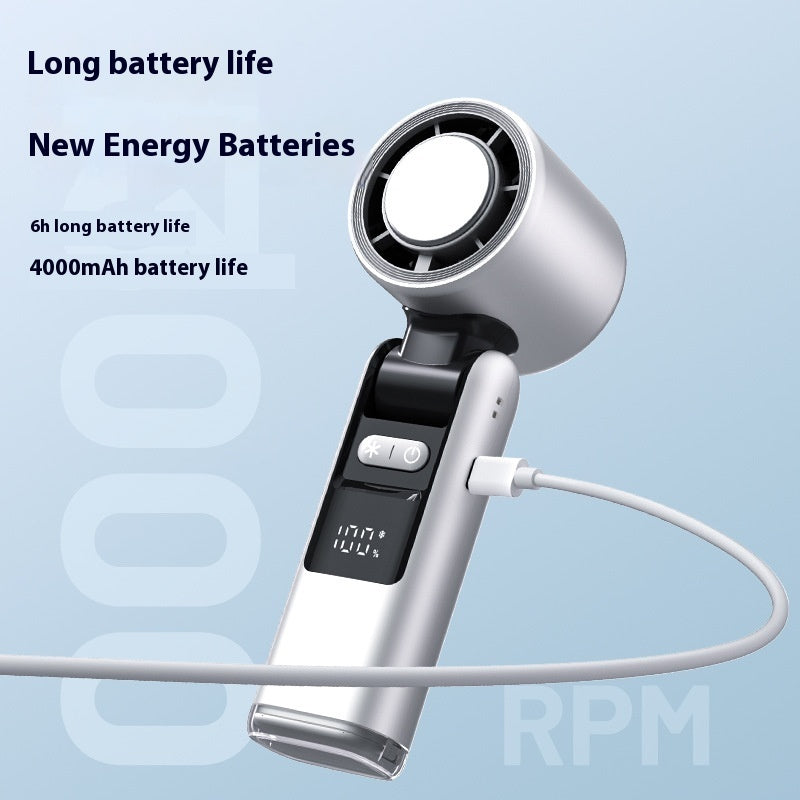 USB-Powered Super Mini Fan with, Perfect for Indoor & Outdoor Camping and Travel