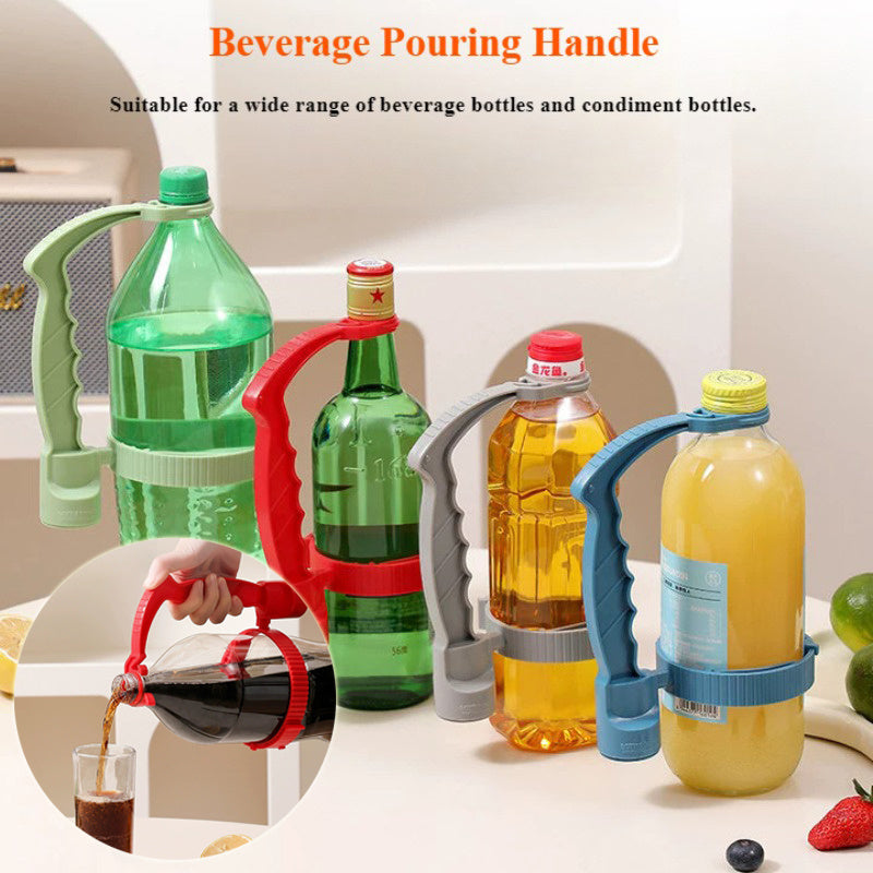 Adjustable Beverage Bottle Handle Holder for Kitchen Storage and Gadgets.