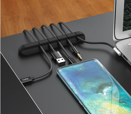 Silicone USB Cable Winder Desktop Cable