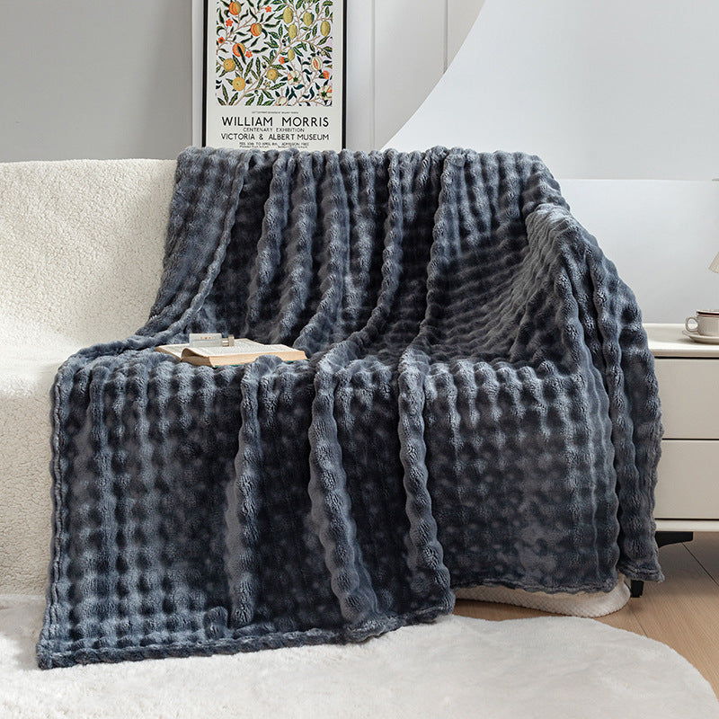 Bubble Flannel Blanket