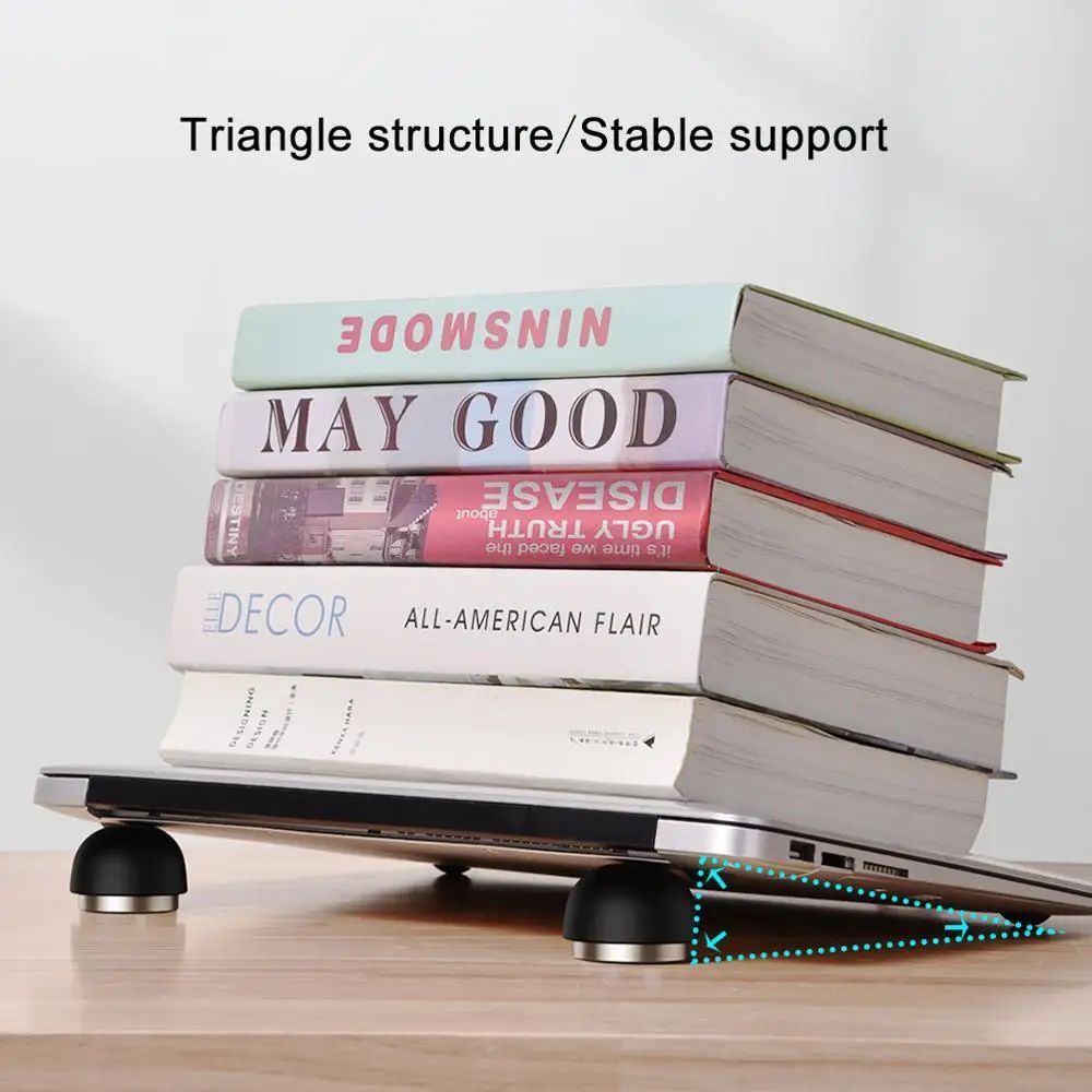 Aluminum Alloy Laptop Stand, Portable Invisible Mushroom