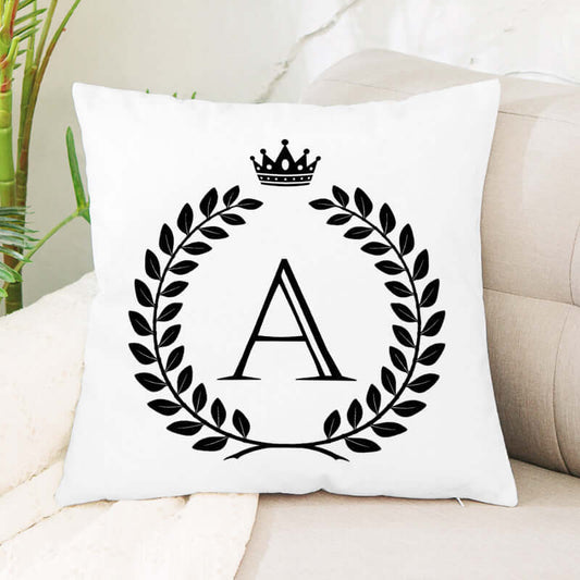Hot Sale English Letter Flannel Throw Pillow Cushion for Office and Home.