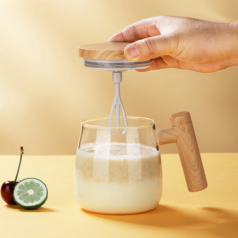 400ML Self Stirring Coffee Mug  Electric Mixing Glass Coffee  Kitchen Gadgets