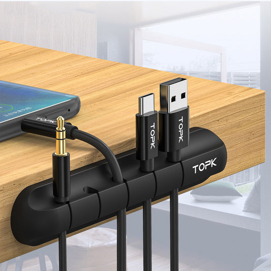 Silicone USB Cable Winder Desktop Cable