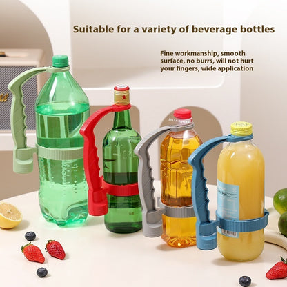 Adjustable Beverage Bottle Handle Holder for Kitchen Storage and Gadgets.