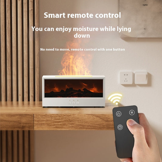 3D Simulated Fireplace Flame