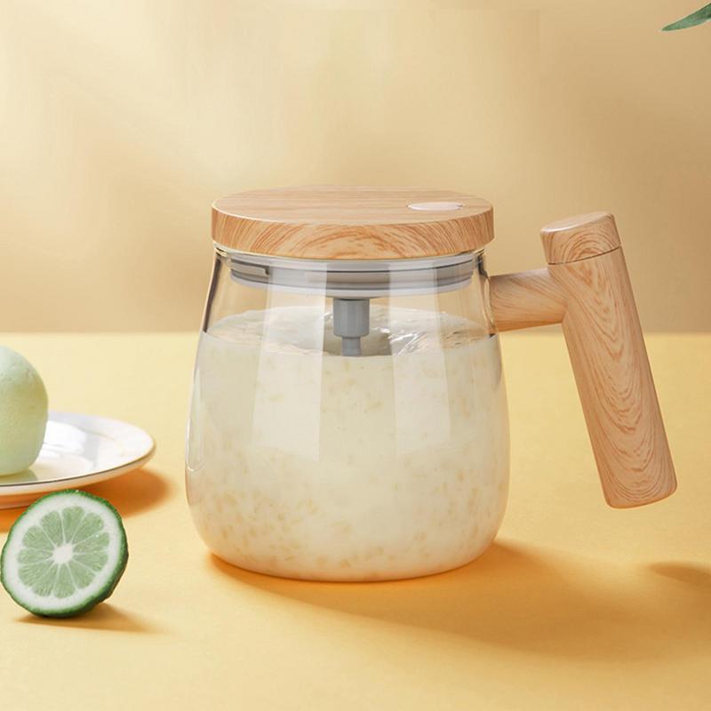 400ML Self Stirring Coffee Mug  Electric Mixing Glass Coffee  Kitchen Gadgets