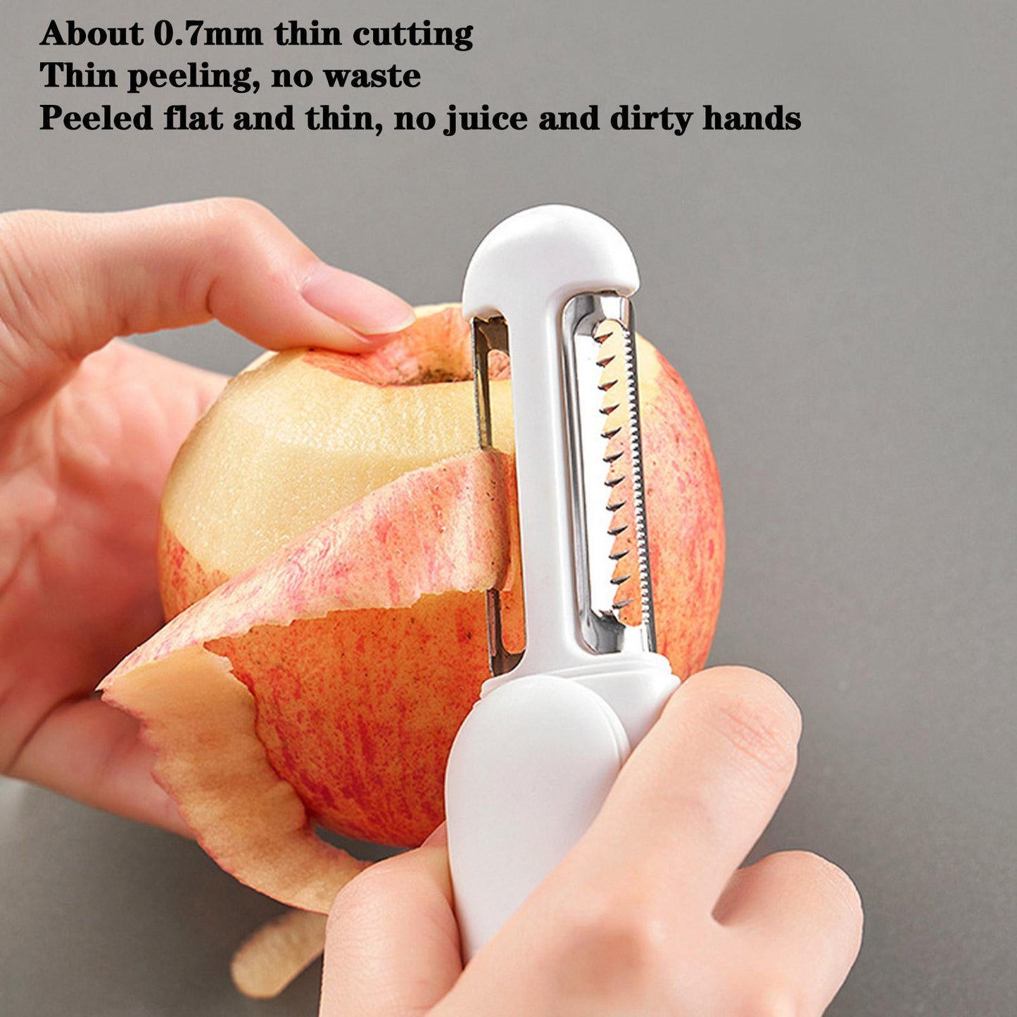 360 Rotating Stainless Steel Paring Knife For Peeling Shredding