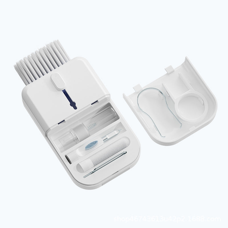 Portable 11-in-1 Multifunctional Cleaning Kit for Computer Keyboards Phone Screens, and Earphones