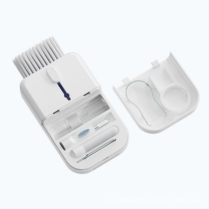 Portable 11-in-1 Multifunctional Cleaning Kit for Computer Keyboards Phone Screens, and Earphones
