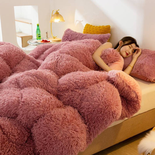 Super Soft Long Fleece Mink Crystal