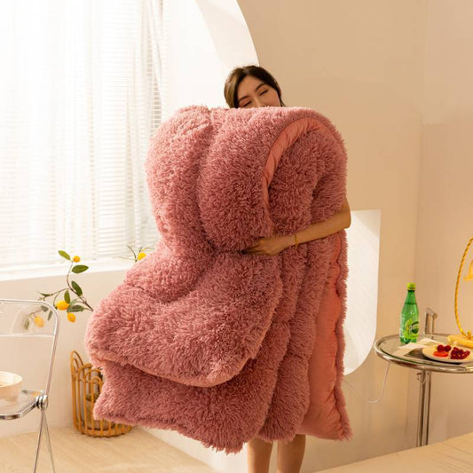 Super Soft Long Fleece Mink Crystal
