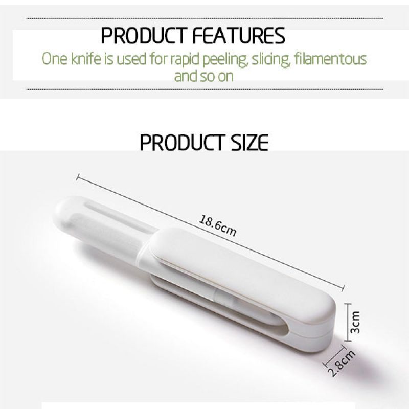 360 Rotating Stainless Steel Paring Knife For Peeling Shredding