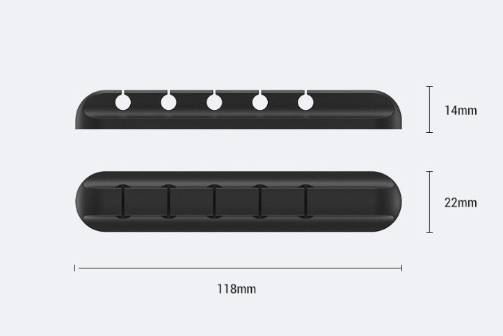 Silicone USB Cable Winder Desktop Cable