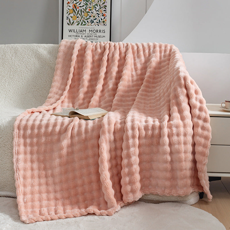 Bubble Flannel Blanket