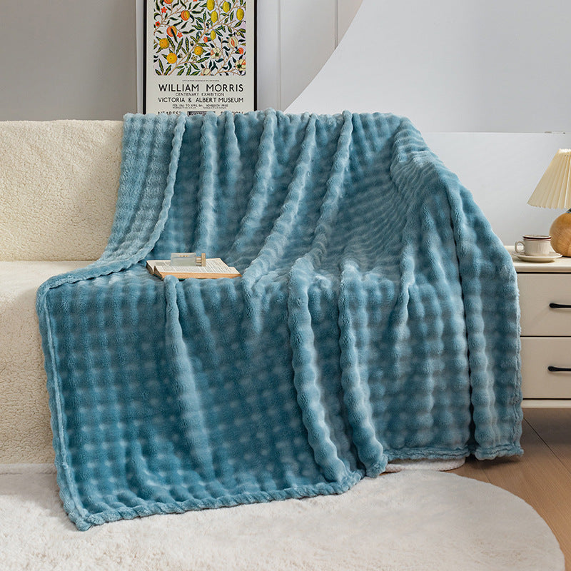 Bubble Flannel Blanket