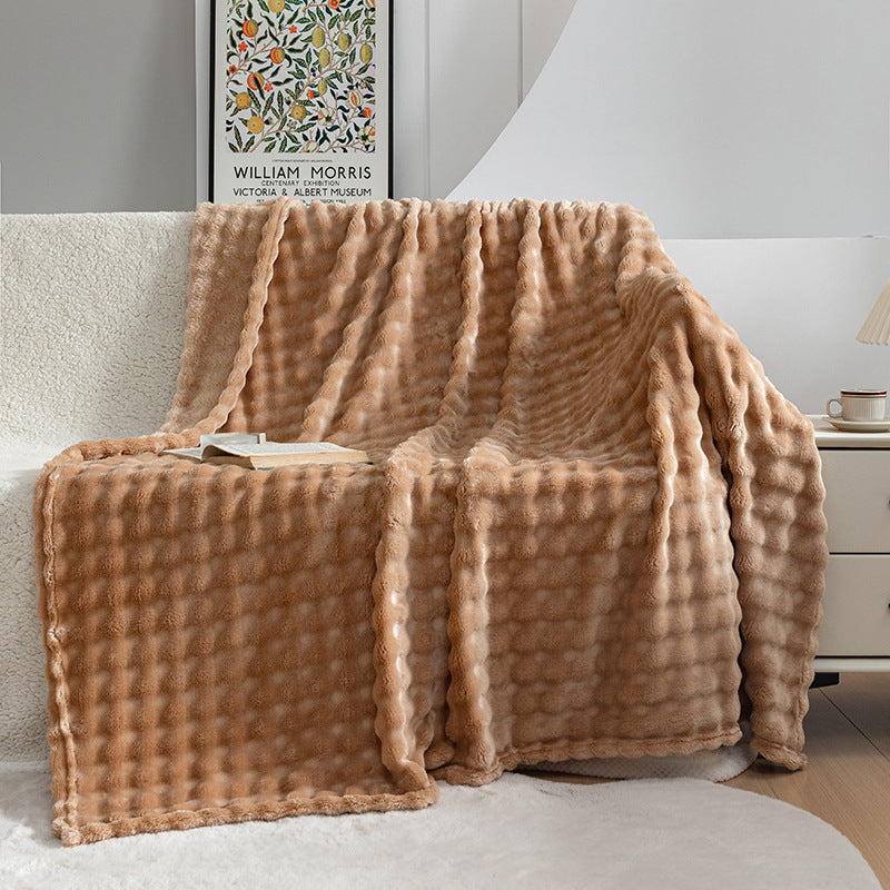 Bubble Flannel Blanket