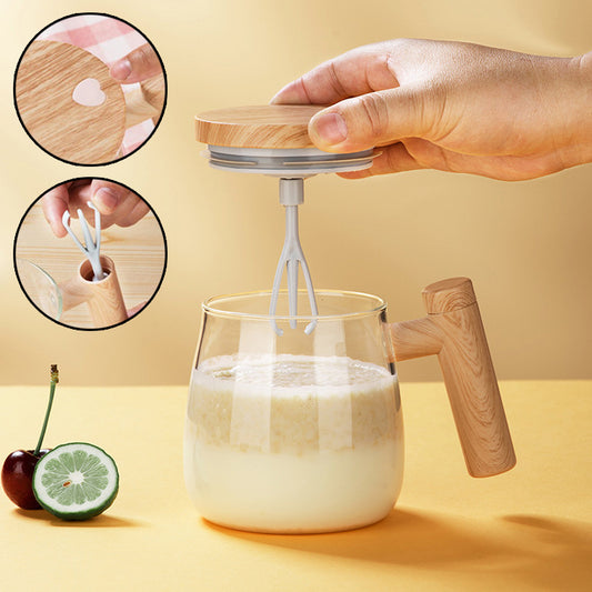 400ML Self Stirring Coffee Mug  Electric Mixing Glass Coffee  Kitchen Gadgets