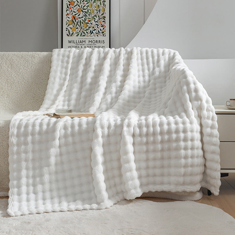Bubble Flannel Blanket