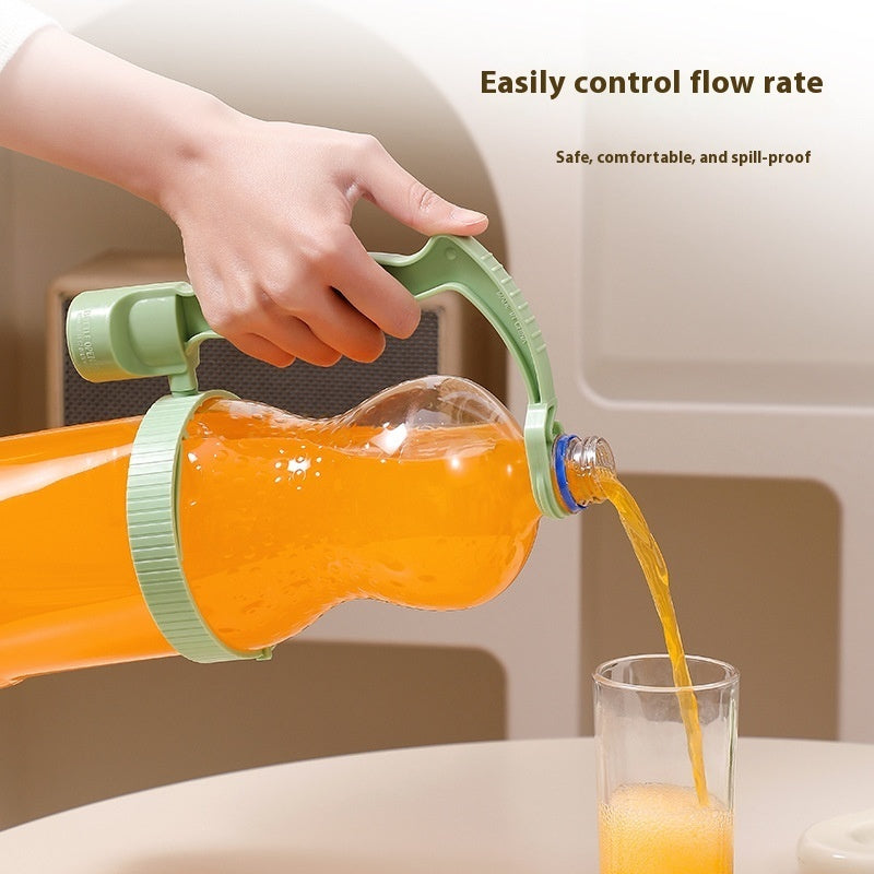 Adjustable Beverage Bottle Handle Holder for Kitchen Storage and Gadgets.