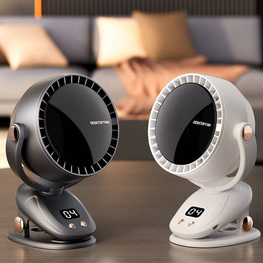 Shaking Head USB Multi-function Bladeless Fan


