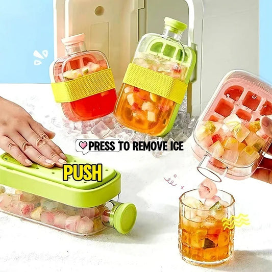 One-Click Cooling Cup, Instant Ice Maker Portable Stylish for Chilled Drinks.