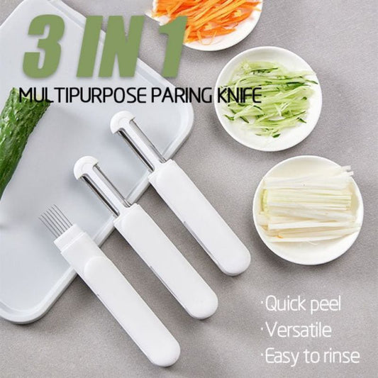 360 Rotating Stainless Steel Paring Knife For Peeling Shredding